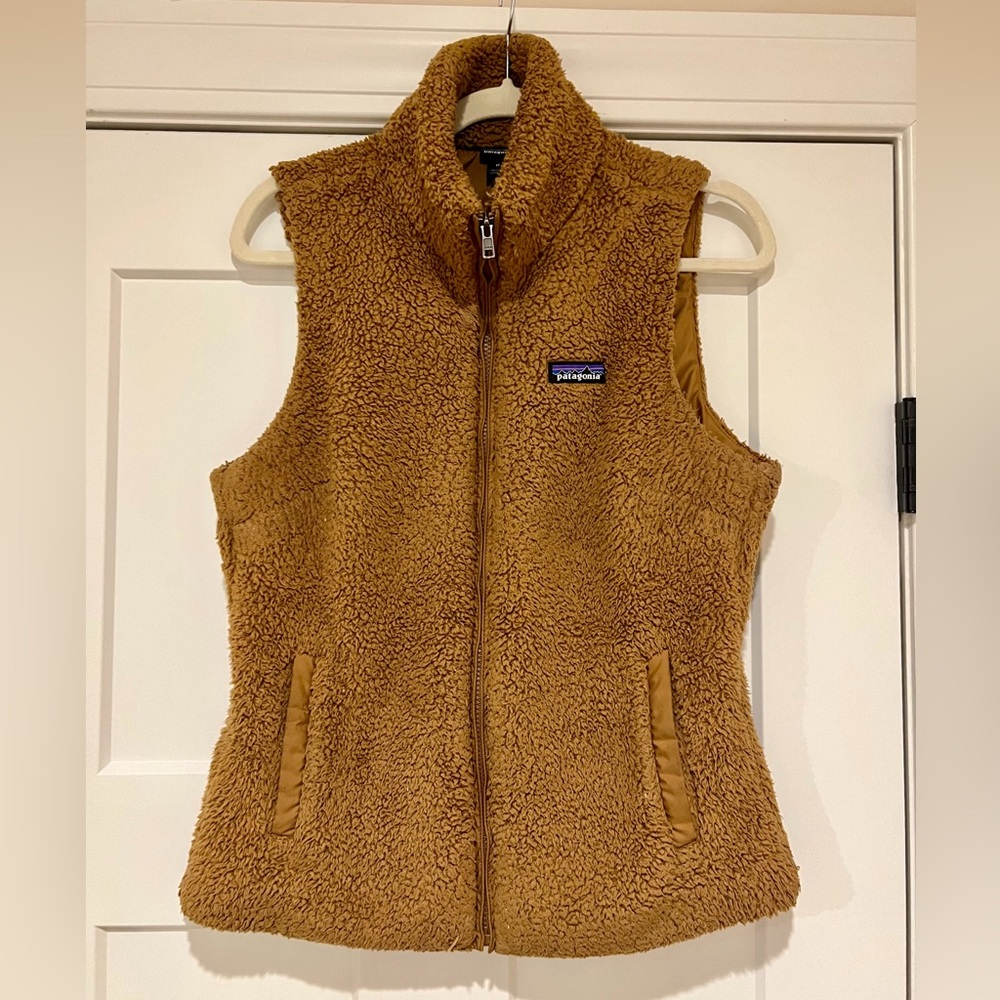 Patagonia Los Gatos Fleece Vest M Teddy Bear Brown